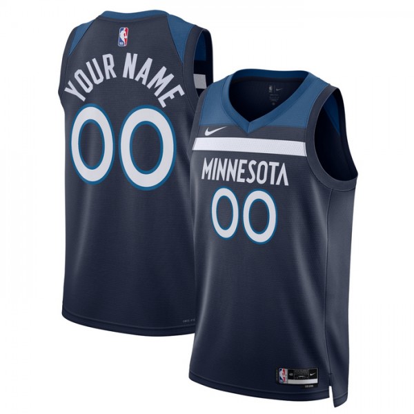Minnesota Timberwolves Trikot Benutzerdefinierte Nike 2022-23 Icon Edition Swingman - Herren